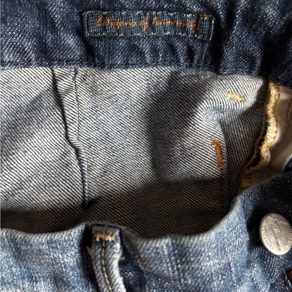 Citizens of Humanity Faye Low Rise Flare Jeans 28 Original Length Made in USA - Picture 13 of 13